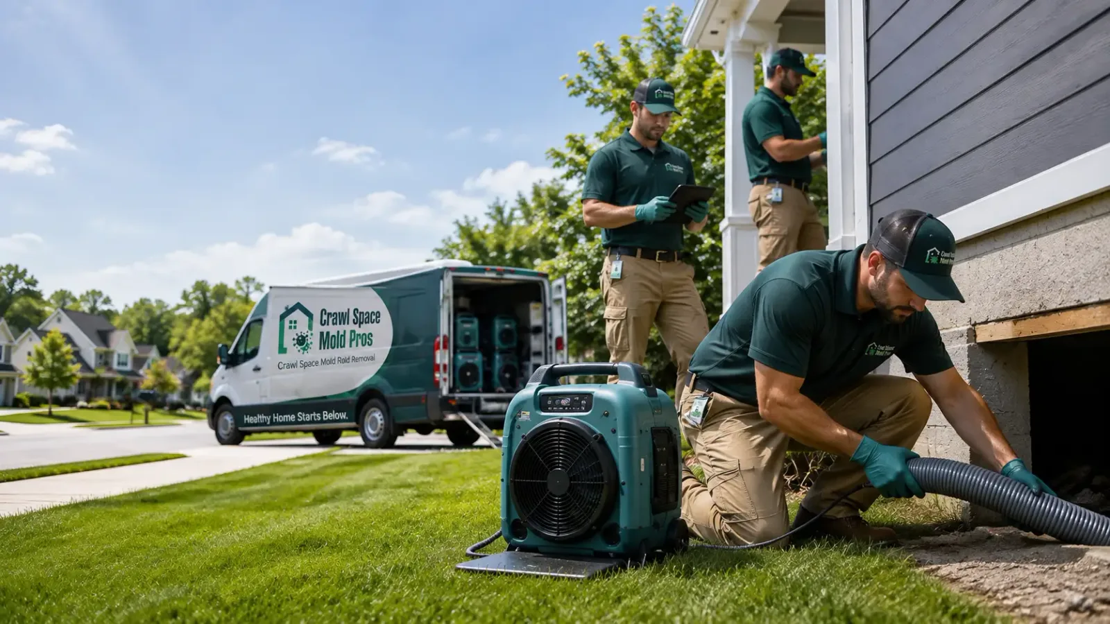 Crawl Space Mold Removal in Hills, MN